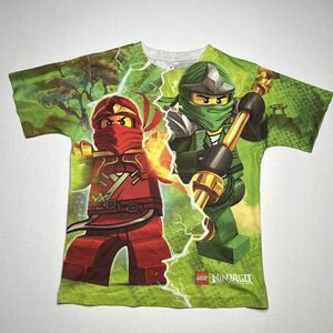 Lego Ninjago Spinjitzu Graphic T Shirt Child Size 8 Green